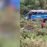 Accidente de bus en la vía entre Bucaramanga y Arauca deja un muerto y varios heridos