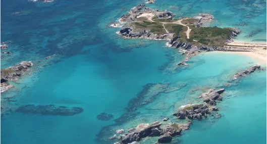 Qué hallaron bajo las Bermudas: la estructura rocosa que desafía la geología