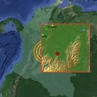 Temblor en Colombia de magnitud 3.2 con epicentro en Urrao (Antioquia)