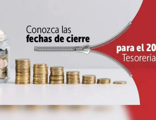 Secretaría de Hacienda recuerda fechas de cierre de Tesorería para la vigencia 2025 