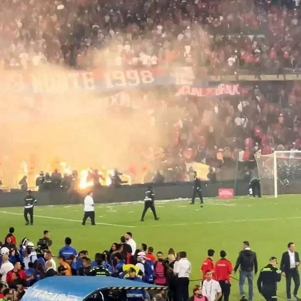 Fotos de quiénes fueron responsables de disturbios en Medellín vs. Nacional hoy