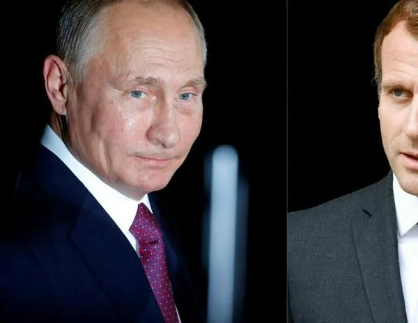 El Elíseo califica de "bienvenida" la disposición de Putin a dialogar con Macron