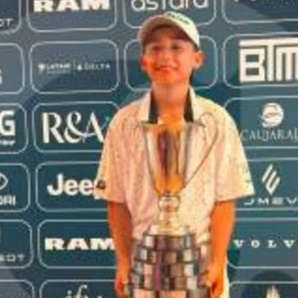 Tomás Lozano, el niño prodigio del golf colombiano que conquistó el Nacional Infantil