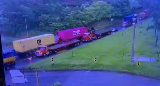 Video accidente tractomulas y carro: choque en Buenaventura