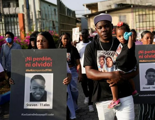 Ecuador: condenan a 11 militares a más de 34 años de prisión por desaparición forzada de cuatro niños en Guayaquil