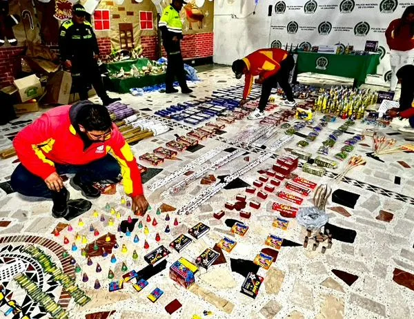 80 kilos de pólvora incautados en operativo relámpago en Patio Bonito 
