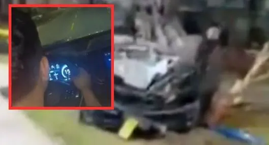 Jóvenes grabaron su propio accidente en camioneta y video los dejó en evidencia