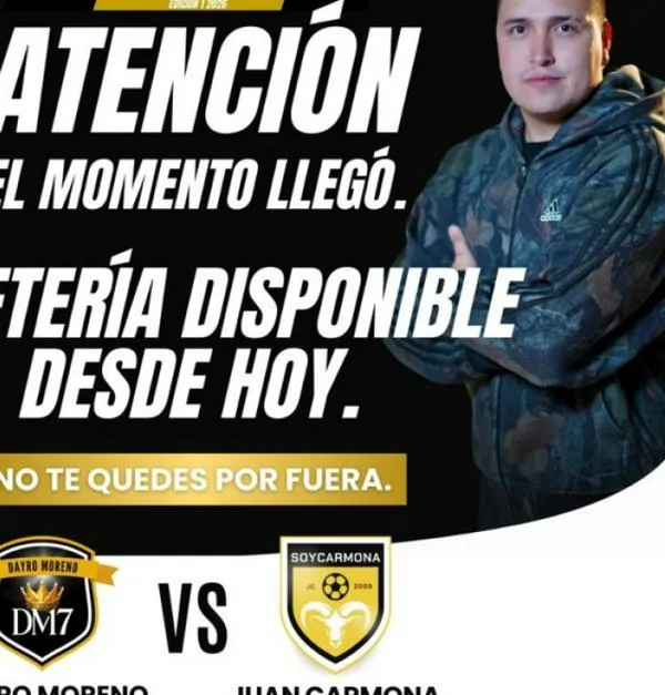 Dayro Moreno los espera en el partido de las estrellas en el Palogrande durante la Feria de Manizales