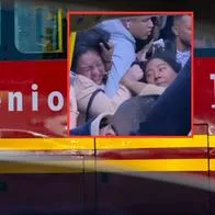 [Video] pelea entre usuarias de Transmilenio en plana celebración de Navidad