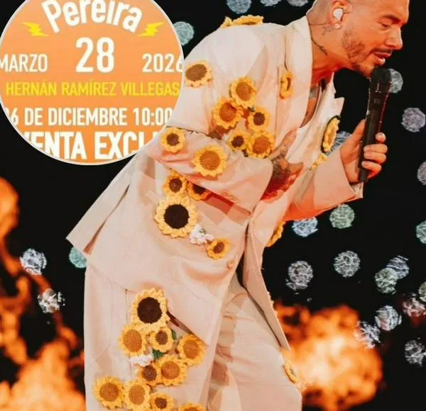 J Balvin llegará a Pereira en marzo de 2026 con su gira “Ciudad Primavera”