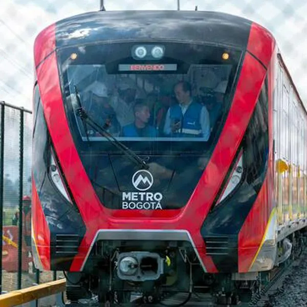 Así fueron las pruebas sobre rieles del primer tren del Metro de Bogotá