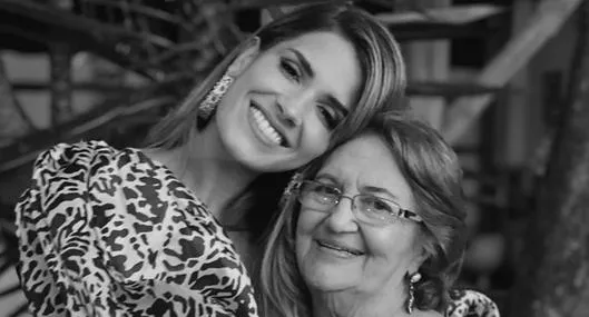 Gabriela Tafur y su abuela 