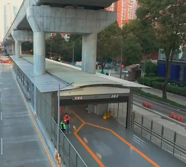Abren primera estación de Transmilenio articulada con la línea 1 del metro de Bogotá, en la calle 26