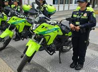 La Policía de Manizales recibe nueve motocicletas para mejorar la seguridad en la ciudad