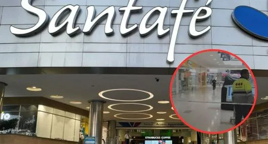 Muerte mujer en el centro comercial Santafé, en Bogotá: qué le pasó