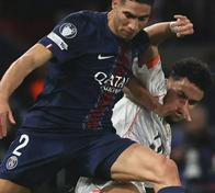 Achraf Hakimi volvió a las canchas, tras dura lesión por patada de Luis Díaz; no fue con el PSG