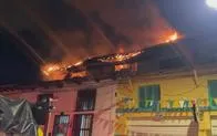 Se incendió comando de la Policía en Bucaramanga: videos e hipótesis de qué pasó