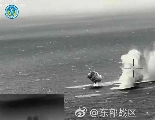 China continúa maniobras militares alrededor de Taiwán con fuego real de largo alcance