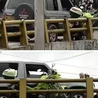 Los rastros de camioneta Montero que estuvo en balacera en San Victorino, Bogotá; fue vista en 2 asaltos más y hubo una persona muerta. 