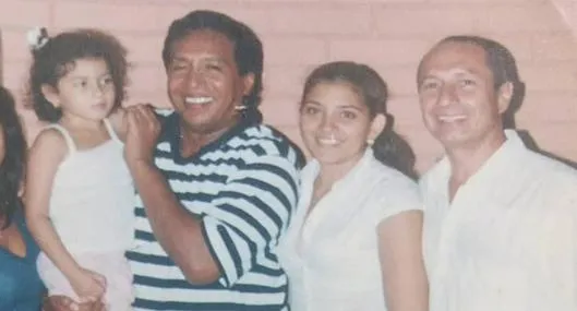 Manuel José Páez Álvarez, exmánager de Diomedes Díaz, junto al 'Cacique'