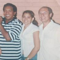 Manuel José Páez Álvarez, exmánager de Diomedes Díaz, junto al 'Cacique'