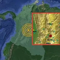 Temblor en Colombia de magnitud 2.7 con epicentro en La Merced (Caldas)