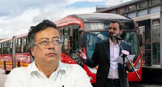 Petro saca en cara ayuda a Galán y reclamó por alza en pasajes de Transmilenio