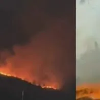 Grave incendio forestal en cerro de Bello, Antioquia, completa 24 horas activo