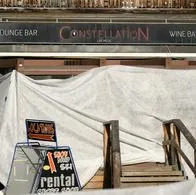 Bar incendiado en Suiza