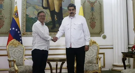Nicolás Maduro y Gustavo Petro