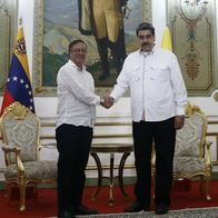 Nicolás Maduro y Gustavo Petro