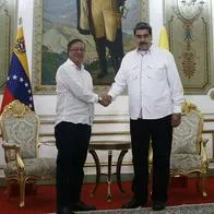 Nicolás Maduro y Gustavo Petro