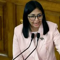 Delcy Rodríguez se pronunció luego de la caída de Nicolás Maduro 