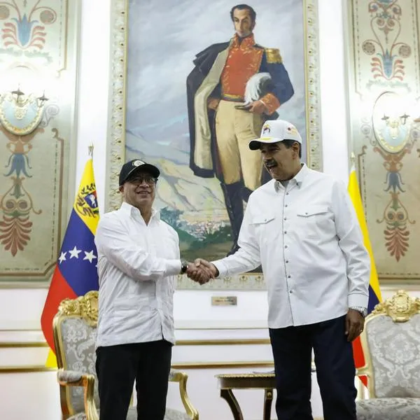 Gustavo Petro y Nicolás Maduro