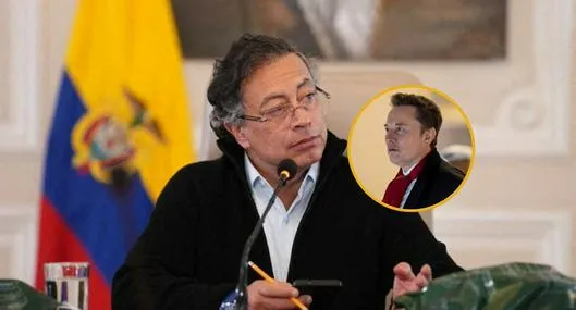 Gustavo Petro y Elon Musk