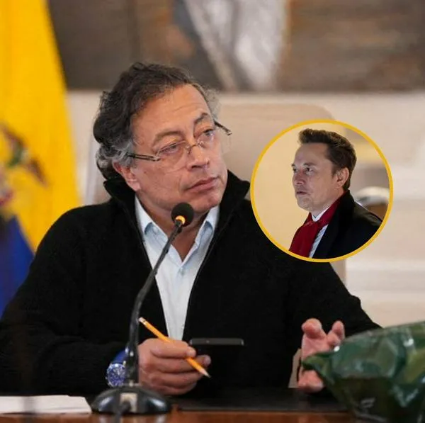 Gustavo Petro y Elon Musk