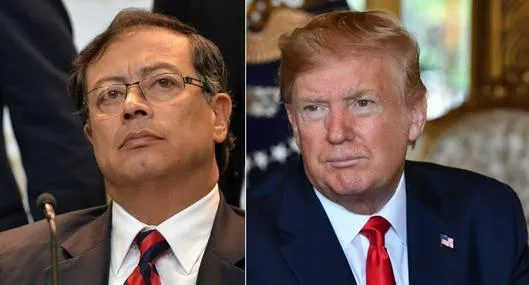 Trump habla de Gustavo Petro y lo califica de ser un enfermo