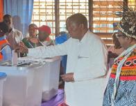 El presidente de República Centroafricana, Touadera, reelegido con más del 76% de los votos