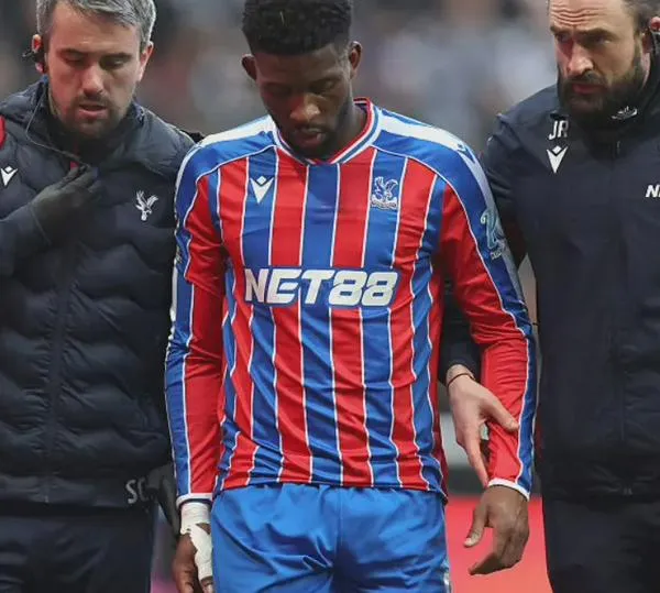 Actualización desde Crystal Palace sobre Jefferson Lerma luego de violento golpe en la cabeza