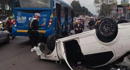 Fiscalía imputó cargos a Edwin Delgado, del carro de accidente en avenida Mutis
