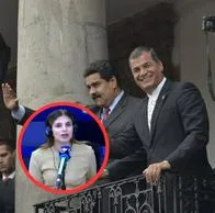 “¿Con qué medio se informa?”: periodista de Blu enfrentó a Rafael Correa, por régimen de Maduro, capturado en intervención de Estados Unidos. 