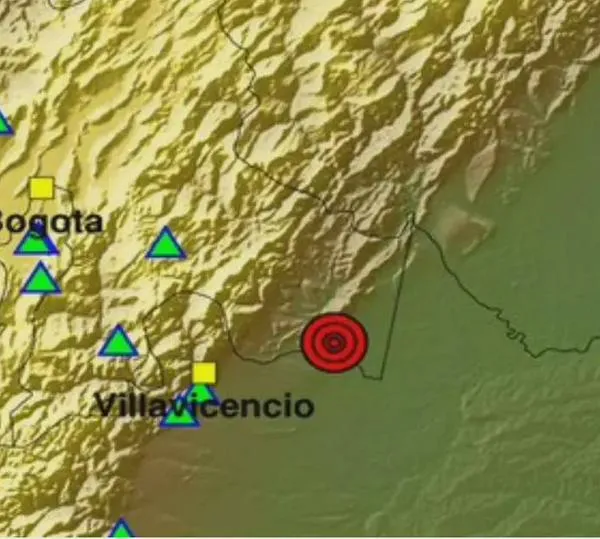 Temblor en Colombia en la madrugada de este 8 de enero: Paratebueno, el epicentro