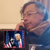 Filtran foto que aclara cómo se comunicaron Gustavo Petro y Donald Trump
