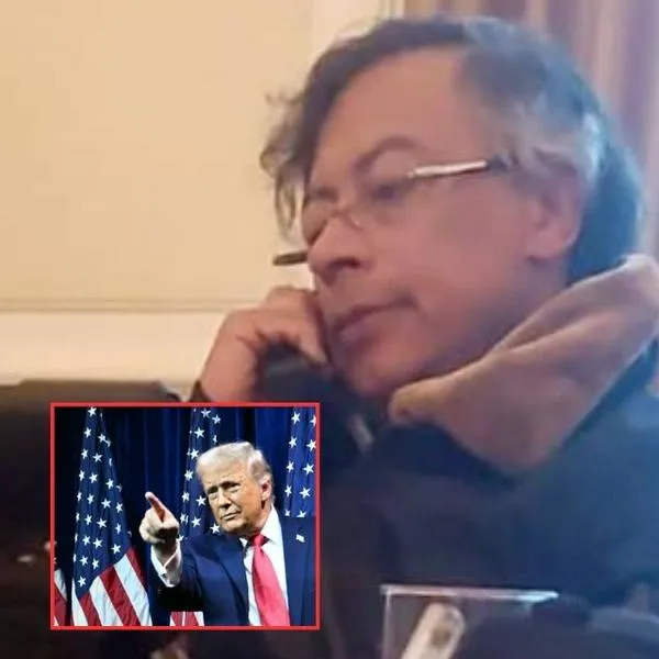 Filtran foto que aclara cómo se comunicaron Gustavo Petro y Donald Trump