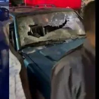 Caras de señalados de linchar a conductor que atropelló motociclistas en Bogotá