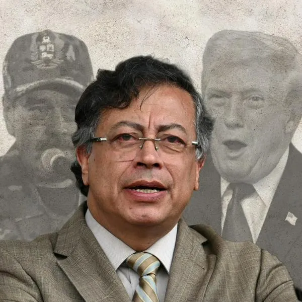 Fotos de fondo, Nicolás Maduro y Donald Trump y destaca Gustavo Petro, en nota de por qué llamada de Gustavo Petro a Donald Trump revivió aviso de Nicolás Maduro
