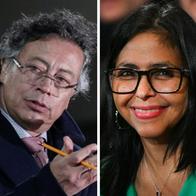 Delcy Rodríguez visitará a Gustavo Petro en la Casa de Nariño; sería pronto
