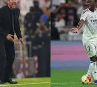 Diego Simeone y la cruda frase a Vinícius: "Te va a echar Florentino, acuérdate de lo que te digo"