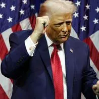 Donald Trump está feliz con Delcy Rodríguez y hace cuentas con dólares del petróleo de Venezuela, que será enviado a Estados Unidos.