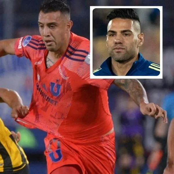 Fotos de Rodrigo Contreras y de Falcao García, en nota de quién es nuevo refuerzo de Millonarios, Rodrigo Contreras, delantero como Falcao